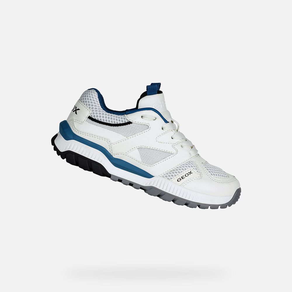 Tenis Geox Menino Branco - Tuono - XSWLZ2956